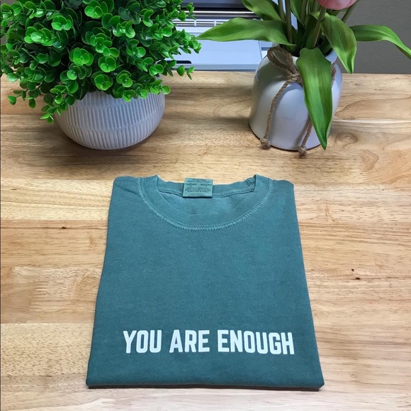 YOU ARE ENOUGH Unisex Adult 100% Cotton T-Shirts - Various - Picture 8 of 16